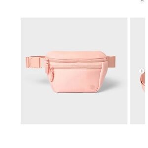 Blush All in Motion Belt Bag - Water-Resistant Knit Fanny Pack